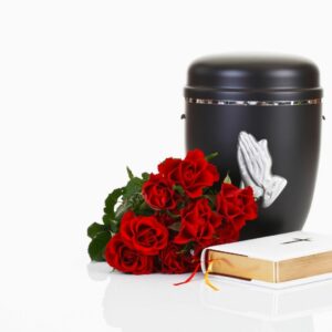 Cremation urns can either be interred or displayed in the home or niche