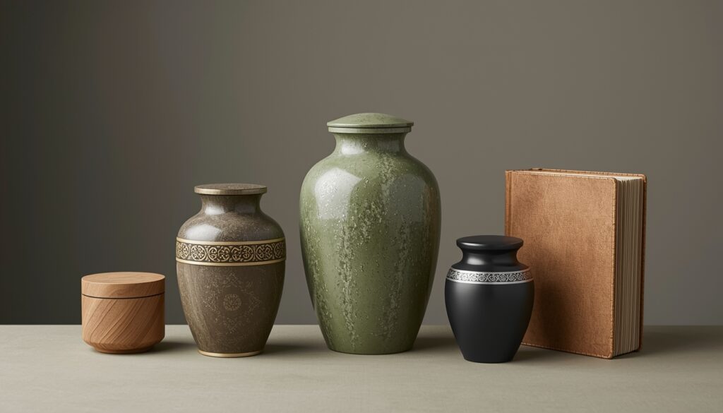 Cremation urn and keepsake options