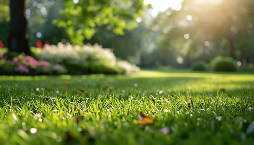 Serene park setting suitable for scattering a pet's ashes with trees and sunlight